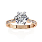 Diamond Engagement Ring | Pavé Ring | Ozziva