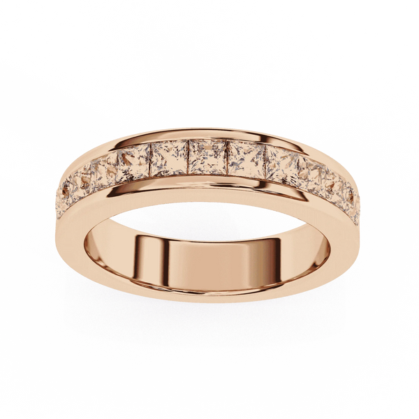 Diamond Band Ring for Women | Channel Band | Ozziva