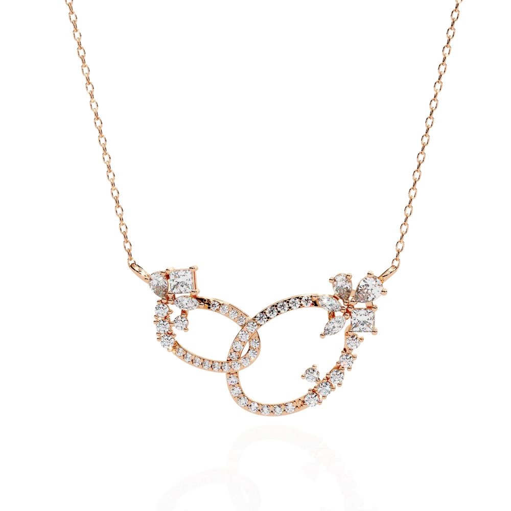 Diamond Necklace for Women | Brilliant Cut | Ozziva
