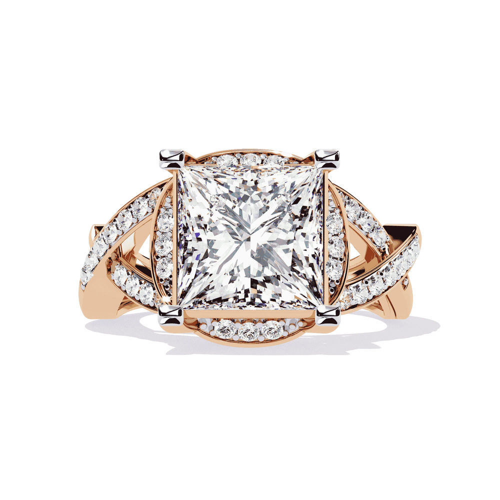 Diamond Ring for Women | Split Shank Ring | Ozziva