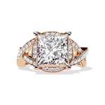 Diamond Ring for Women | Split Shank Ring | Ozziva