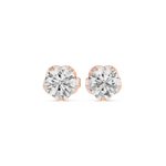 Diamond Stud Earrings | Minimal Diamond Studs | Ozziva