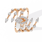 Diamond Ring for Women | Multi Band Ring | Ozziva