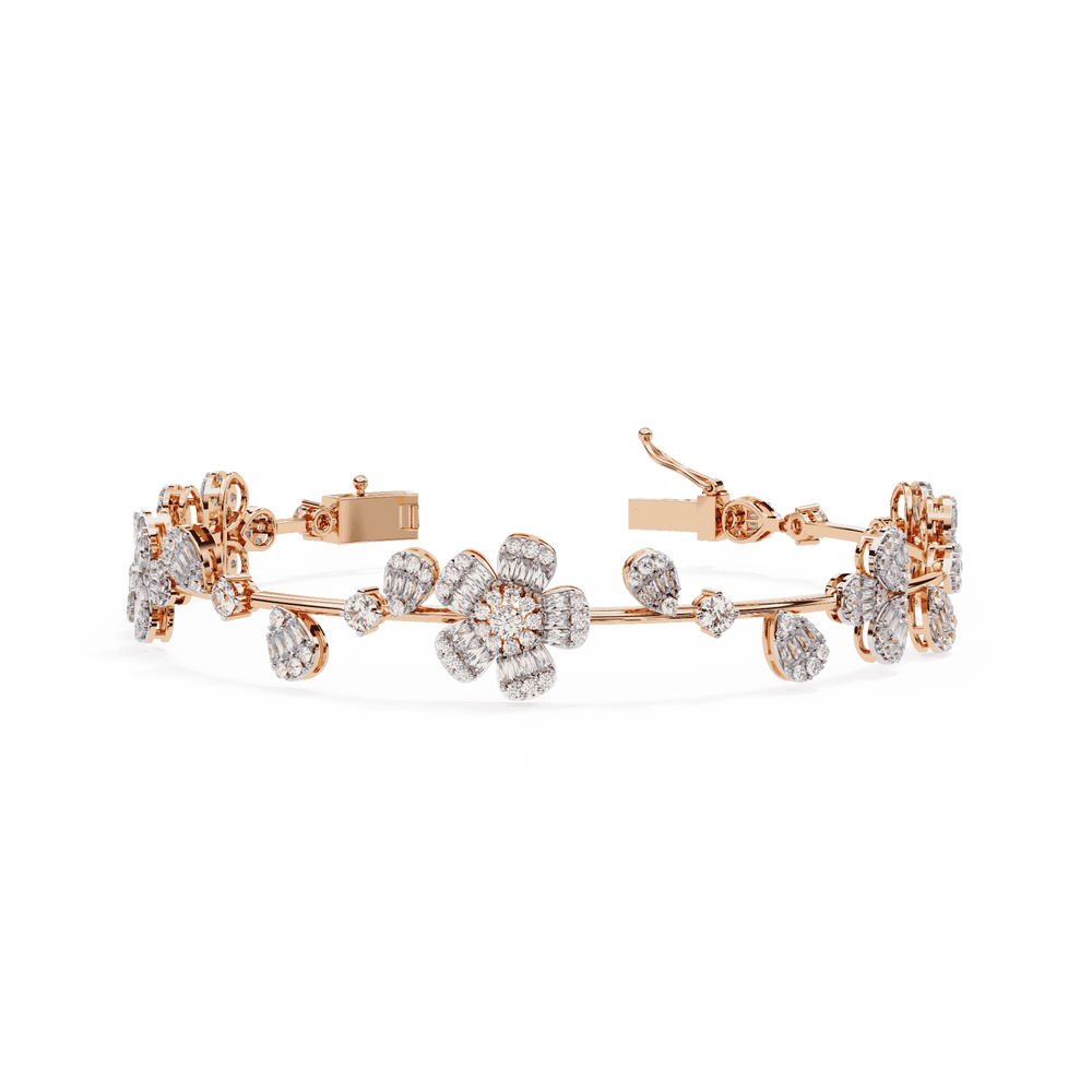 Diamond Bracelet for Women | Minimal Bracelet | Ozziva