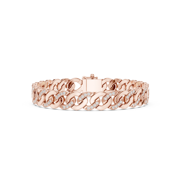 Men's Diamond Bracelet | Link Bracelet | Ozziva