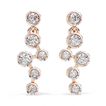 Diamond Stud Earrings for Women | Solitaire Stud | Ozziva