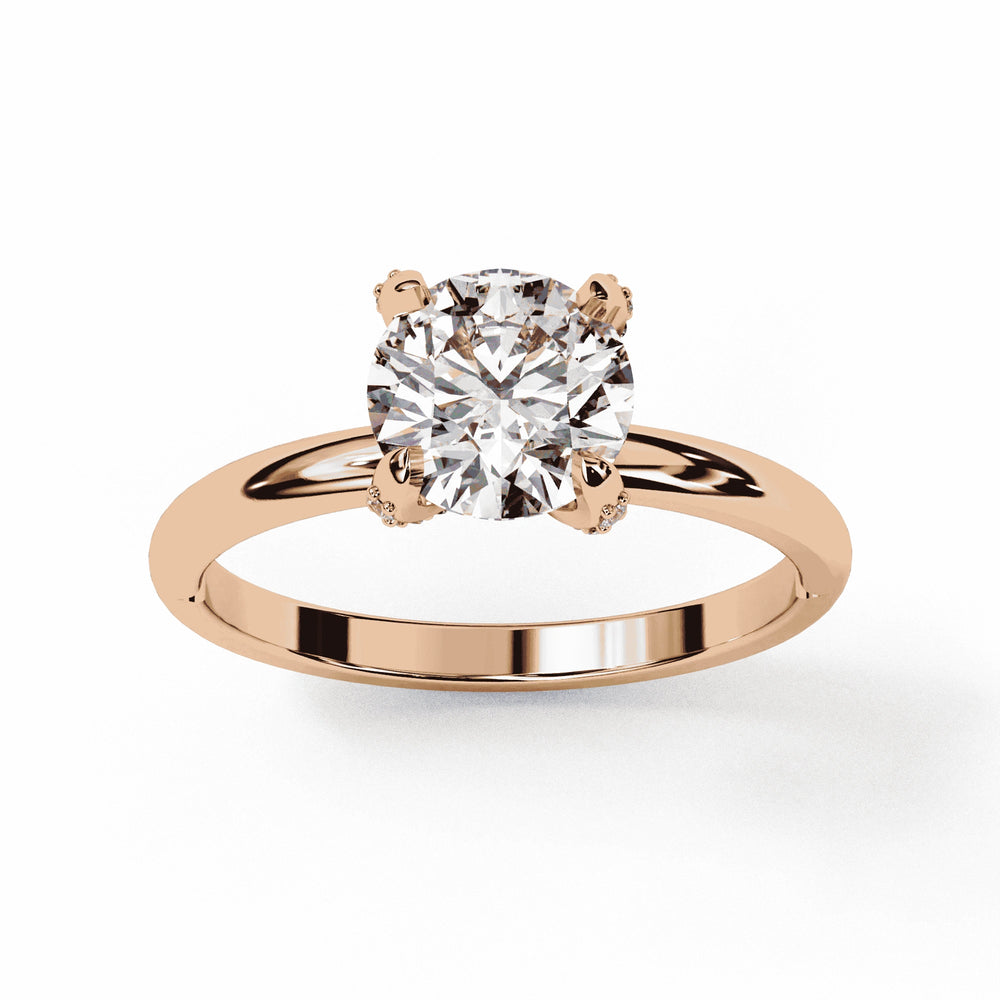 Diamond Ring for Women | Hidden Halo Ring | Ozziva