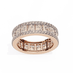 Diamond Eternity Ring | Princess Pavé Band | Ozziva