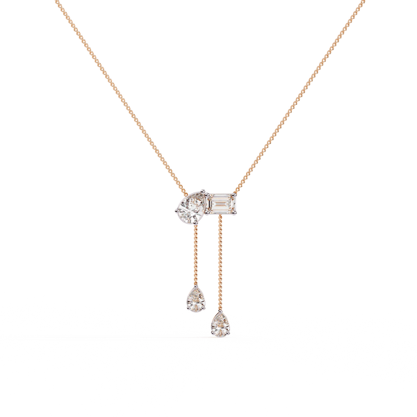 Diamond Necklace for Women | Minimal Necklace | Ozziva