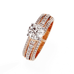 Diamond Ring for Women | Pavé Diamond Ring | Ozziva