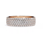 Diamond Eternity Ring | Pavé Dome Band | Ozziva