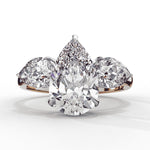 Diamond Engagement Ring | Three Stone Ring | Ozziva