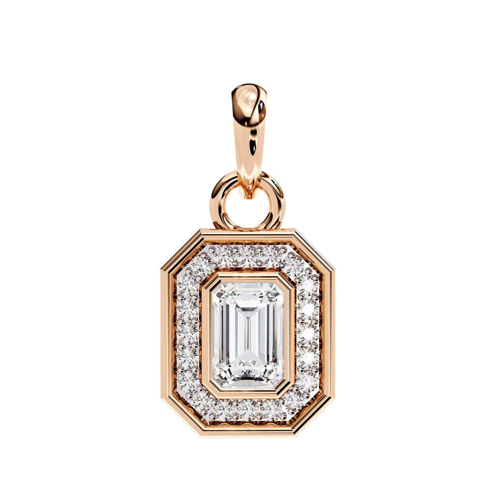 Gold Pendant for Women | Minimal Gold Pendant | Ozziva