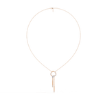 Diamond Necklace for Women | Circle Necklace | Ozziva