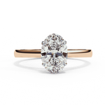 Diamond Engagement Ring | Oval Solitaire | Ozziva