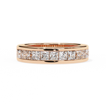 Diamond Band Ring for Women | Channel Band | Ozziva
