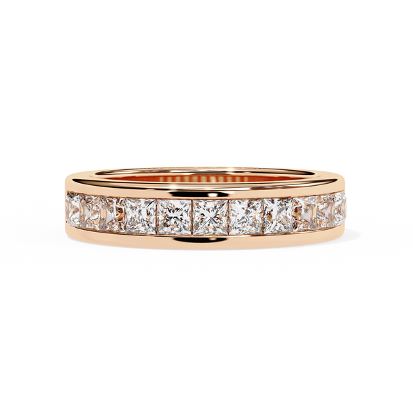 Diamond Band Ring for Women | Channel Band | Ozziva