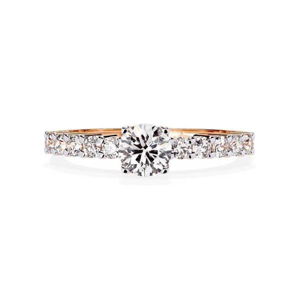 Diamond Ring for Women | Graduated Diamond Ring | Ozziva