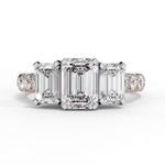 Diamond Ring for Women | Emerald Cut Ring | Ozziva