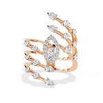 Diamond Ring for Women | Multi Band Ring | Ozziva