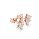 Diamond Hoop Earrings | Modern Hoops | Ozziva