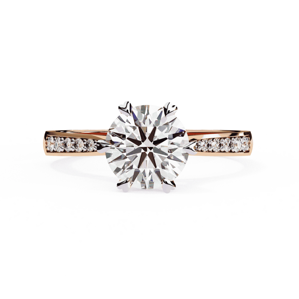 Diamond Engagement Ring | Pavé Ring | Ozziva