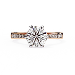 Diamond Engagement Ring | Pavé Ring | Ozziva