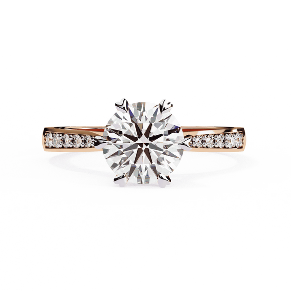 Diamond Engagement Ring | Pavé Ring | Ozziva