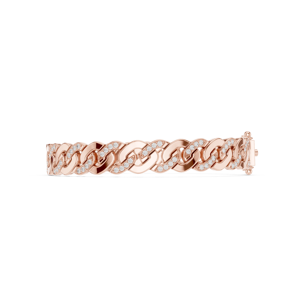 Men's Diamond Bracelet | Link Bracelet | Ozziva