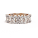 Diamond Eternity Ring | Princess Pavé Band | Ozziva