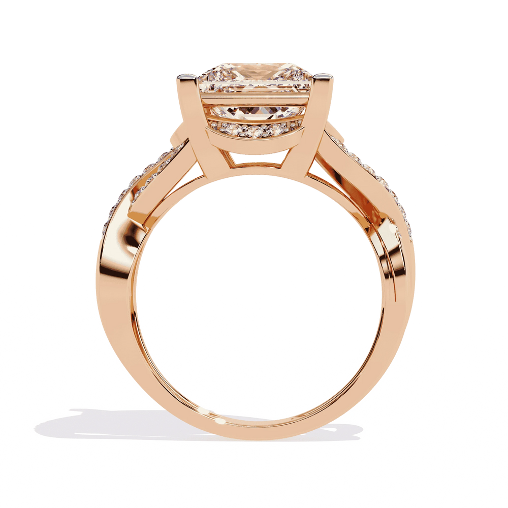 Diamond Ring for Women | Split Shank Ring | Ozziva