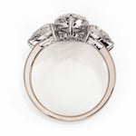 Diamond Engagement Ring | Three Stone Ring | Ozziva