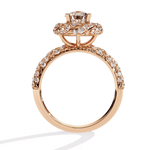 Diamond Ring for Women | Twisted Halo Ring | Ozziva