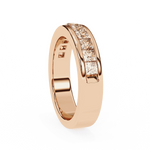 Diamond Band Ring for Women | Channel Band | Ozziva