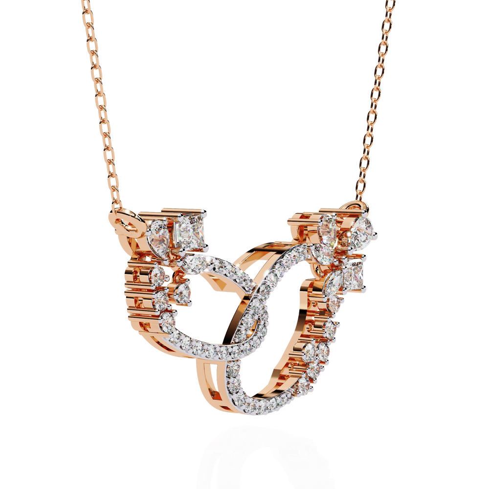 Diamond Necklace for Women | Brilliant Cut | Ozziva