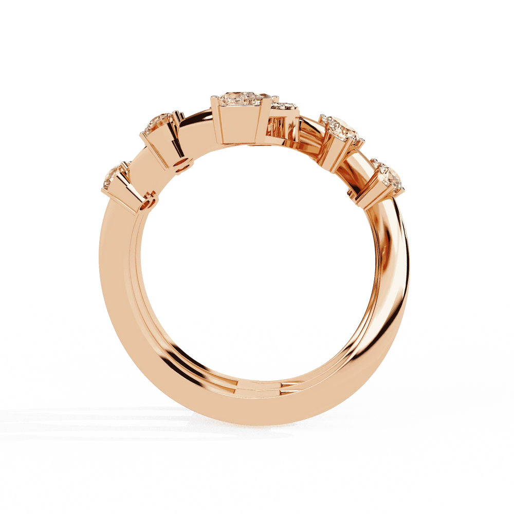 Diamond Ring for Women | Multi Band Ring | Ozziva