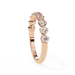 Diamond Band Ring for Women | Graduated Band | Ozziva