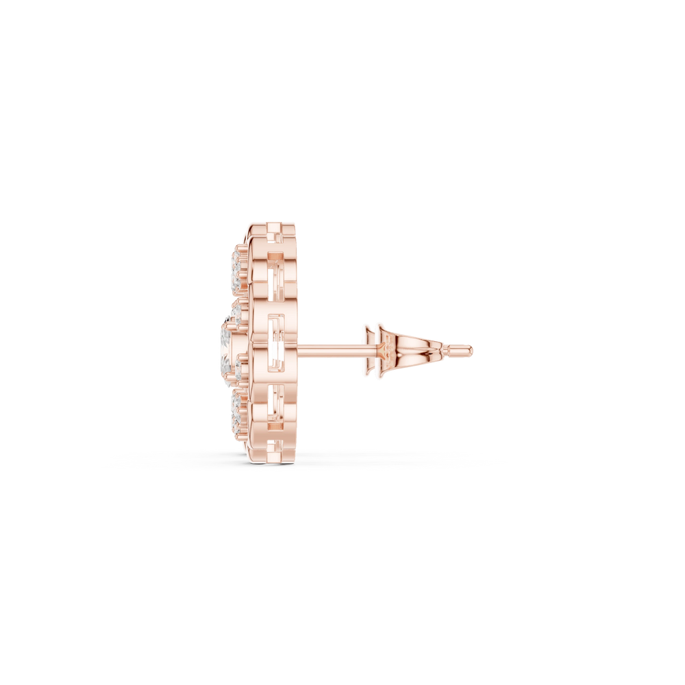 Diamond Stud Earrings | Classic Diamond Stud | Ozziva