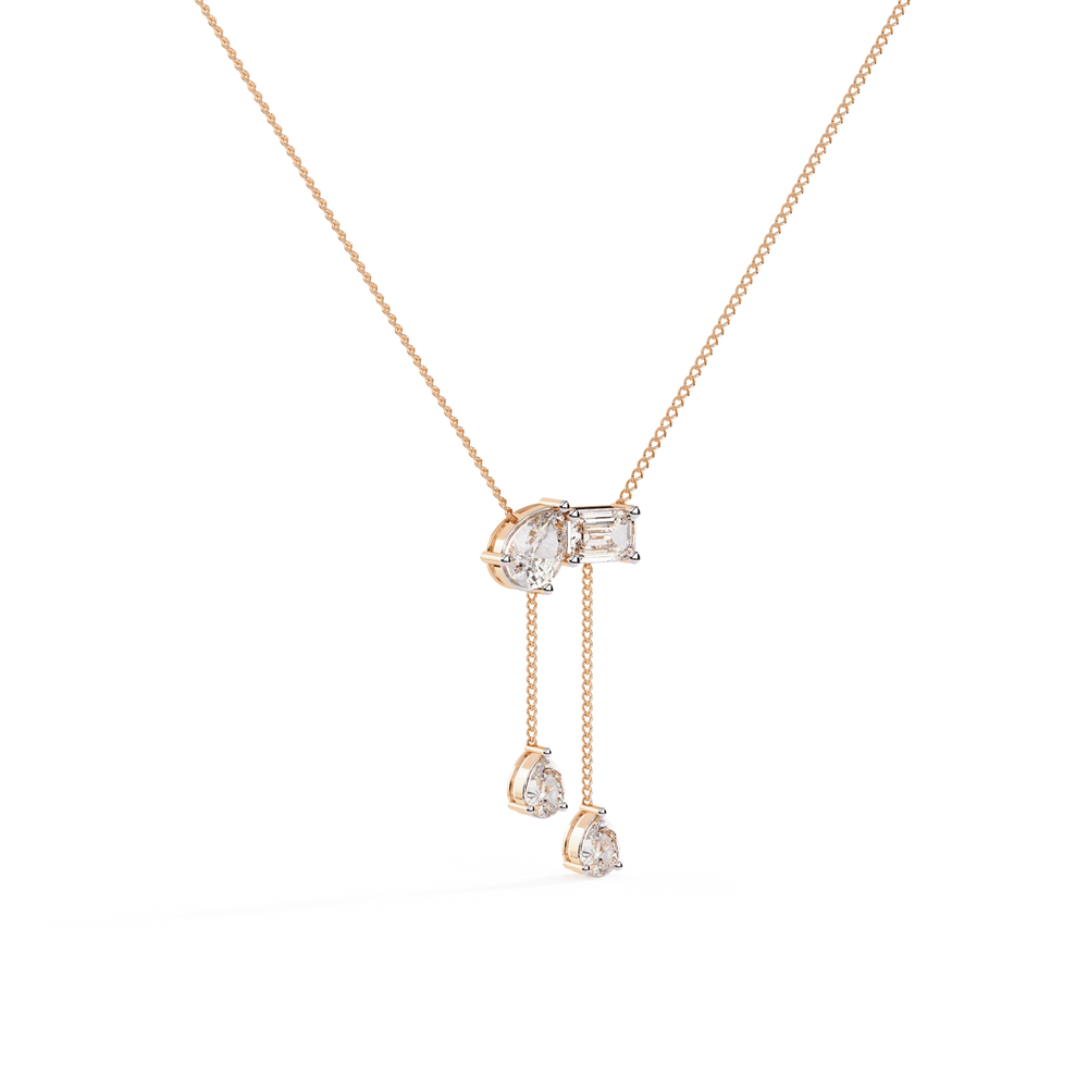 Diamond Necklace for Women | Minimal Necklace | Ozziva