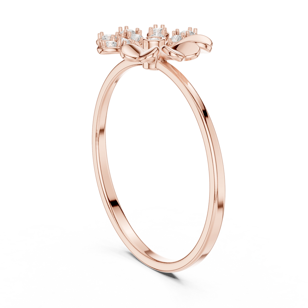 Diamond Ring for Women | Minimal Diamond Ring | Ozziva