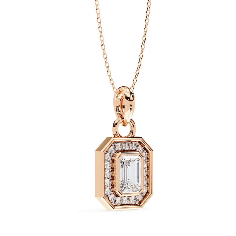 Gold Pendant for Women | Minimal Gold Pendant | Ozziva
