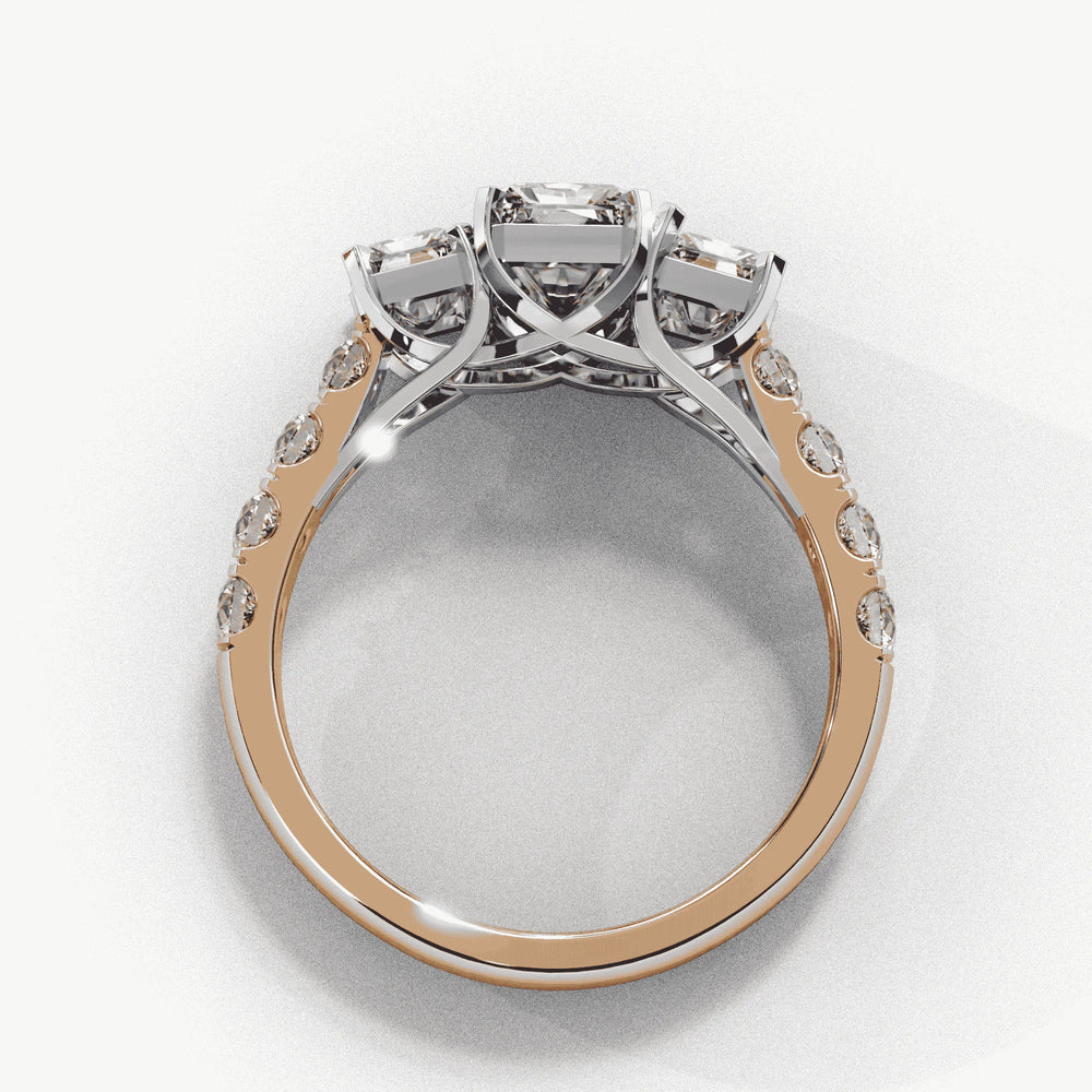 Diamond Ring for Women | Emerald Cut Ring | Ozziva