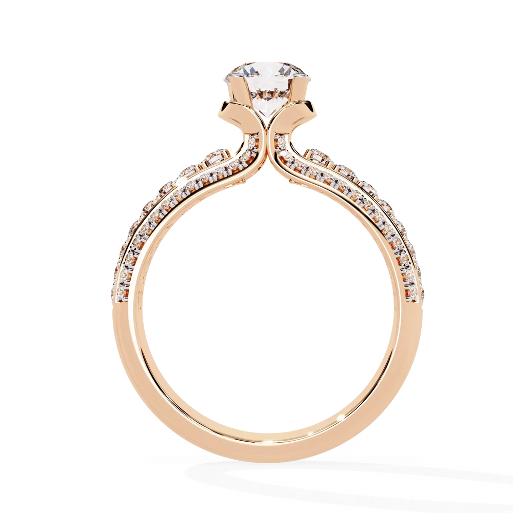 Diamond Ring for Women | Pavé Diamond Ring | Ozziva
