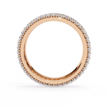 Diamond Eternity Ring | Pavé Dome Band | Ozziva
