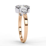 Diamond Engagement Ring | Oval Three Stone | Ozziva