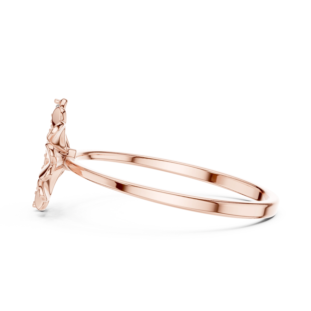 Diamond Ring for Women | Minimal Diamond Ring | Ozziva
