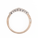 Diamond Wedding Band | Crown Ring | Ozziva