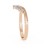 Diamond Wedding Band | Crown Diamond Ring | Ozziva