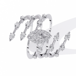 Diamond Ring for Women | Multi Band Ring | Ozziva