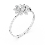 Diamond Ring for Women | Minimal Diamond Ring | Ozziva